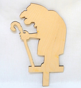 Персонаж для теневого театра "Баба Яга" - fgospostavki.ru - Апрелевка