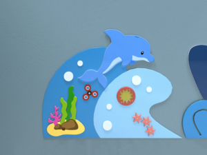 Бизиборд «Дельфин» - fgospostavki.ru - Апрелевка