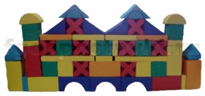 Мягкий модуль-конструктор "Замок" (52 элемента) - fgospostavki.ru - Апрелевка