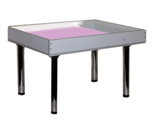 Световой столик для рисования песком напольный 80х60 сантиметров мультиколор с кармашком для песка - fgospostavki.ru - Апрелевка