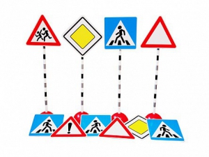 Комплект стоек с дорожными знаками №2 - fgospostavki.ru - Апрелевка