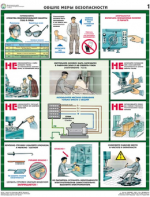 Комплект плакатов "Безопасность работ на металлообрабатывающих станках" - fgospostavki.ru - Апрелевка