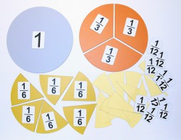 Набор магнитных карточек "Доли и дроби - 3" - fgospostavki.ru - Апрелевка