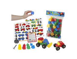 Конструктор «Транспортные средства» 64 детали - fgospostavki.ru - Апрелевка