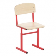 Стул ученический регулируемый на прямоугольной трубе рост. гр. № 1-4 - fgospostavki.ru - Апрелевка
