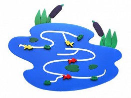 Сенсомоторное декоративно-развивающее панно "Река" - fgospostavki.ru - Апрелевка