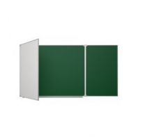 Доска аудиторная трехэлементная магнитная комбинированная полимерная (3000*1000) - fgospostavki.ru - Апрелевка