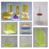 Базовый набор прозрачных геометрических тел с сечениями - fgospostavki.ru - Апрелевка