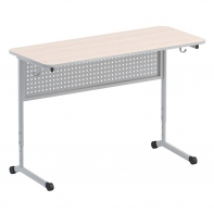 Стол ученический двухместный с перфорированной панелью - fgospostavki.ru - Апрелевка