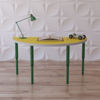 Стол растущий на регулируемых ножках «Половинка» - fgospostavki.ru - Апрелевка