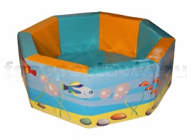 Сухой бассейн восьмигранный с шелкографией - fgospostavki.ru - Апрелевка