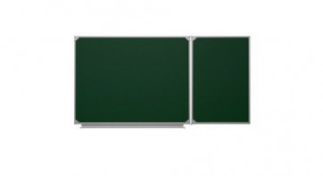 Меловая доска аудиторная двухэлементная магнитная зеленая полимерная (2250*1000) - fgospostavki.ru - Апрелевка