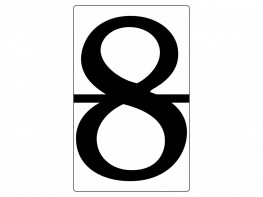 Набор магнитных карточек "Произвольный размер "8" (3 штуки) - fgospostavki.ru - Апрелевка