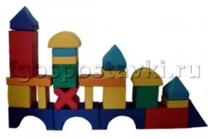 Мягкий модуль-конструктор "Архитектор" (24 элемента) - fgospostavki.ru - Апрелевка