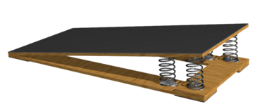Мостик гимнастический подкидной усиленный (4 пружины) - fgospostavki.ru - Апрелевка