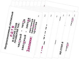 Опорные таблицы по русскому языку 2 класс - fgospostavki.ru - Апрелевка