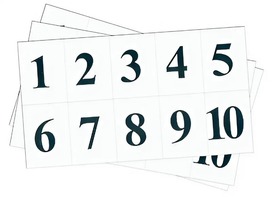 Набор цифр от 1 до 10 (для начальной школы) - fgospostavki.ru - Апрелевка
