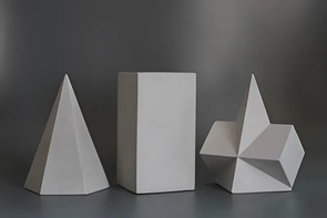 Набор гипсовых геометрических тел (15 штук) - fgospostavki.ru - Апрелевка