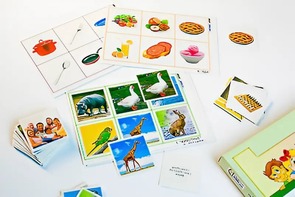 Лото "Иностранный язык" (3 игры, 6 планшетов, 36 карточек, цветные, ламинированные) - fgospostavki.ru - Апрелевка