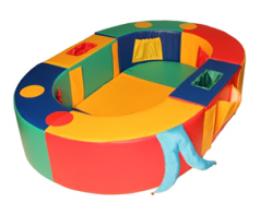 Манеж овальный 150х100х30 сантиметров - fgospostavki.ru - Апрелевка