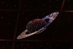 Потолок "Звездное небо с анимационным фибероптическим эффектом сатурн" - fgospostavki.ru - Апрелевка