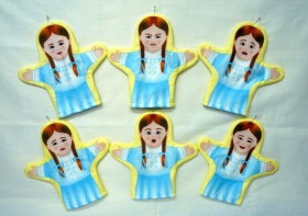 Набор рукавичек "Эмоции (девочки)" 6 штук - fgospostavki.ru - Апрелевка