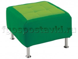 Пуф квадратный на хромированных ножках - fgospostavki.ru - Апрелевка