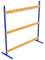 Стеллаж для лыж на 10 пар лыж - fgospostavki.ru - Апрелевка