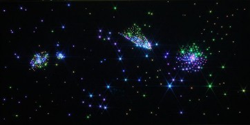 Напольный фиброоптический ковер "Млечный путь" 200х100, 300 точек - fgospostavki.ru - Апрелевка