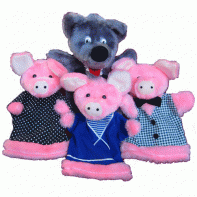 Набор перчаточных кукол "Три поросенка" - fgospostavki.ru - Апрелевка