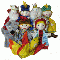 Набор перчаточных кукол "Иван-царевич и серый волк" - fgospostavki.ru - Апрелевка