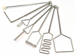 Комплект "Постановочные зонды с витыми ручками шариковый зонд на тонкой ручке" (7 штук) - fgospostavki.ru - Апрелевка