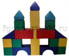 Мягкий модуль-конструктор "Городок" (20 элементов) - fgospostavki.ru - Апрелевка