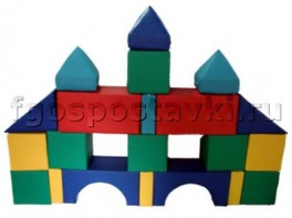 Мягкий модуль-конструктор "Городок" (21 элемент) - fgospostavki.ru - Апрелевка