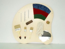 Тактильная панель "Тело гусеницы" (кисточки) - fgospostavki.ru - Апрелевка