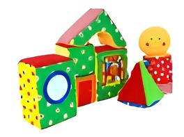 Развивающая игрушка для детей с нарушением зрения "Конструктор Колобок" - fgospostavki.ru - Апрелевка