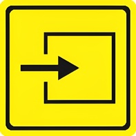 Тактильный знак (вход в помещение) 150х150 - fgospostavki.ru - Апрелевка