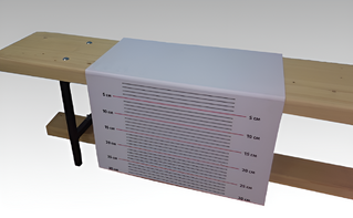 Линейка складная для измерения уровня гибкости на гимнастическую скамейку - fgospostavki.ru - Апрелевка