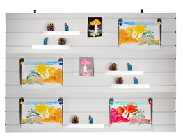 Стенд экспозиционный навесной для детских работ - fgospostavki.ru - Апрелевка