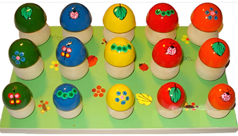 Развивающая игрушка для детей с нарушением слуха "Грибная полянка" - fgospostavki.ru - Апрелевка