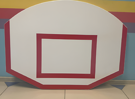 Щит стритбольный тренировочный (влагостойкая фанера), размер 1200х900 миллиметров - fgospostavki.ru - Апрелевка