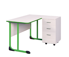 Стол учителя с тумбой с антивандальной кромкой - fgospostavki.ru - Апрелевка
