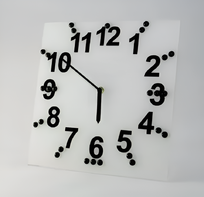 Часы тактильные настольные с крупными цифрами - fgospostavki.ru - Апрелевка