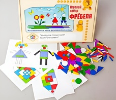 Игровой набор Фребеля "Конструктор плоскостной-4" (Серия "Эксперимент") - fgospostavki.ru - Апрелевка