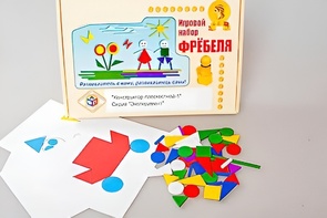 Игровой набор Фребеля "Конструктор плоскостной-1" (Серия "Эксперимент") - fgospostavki.ru - Апрелевка