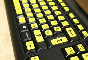 Комплект для маркировки клавиатуры азбукой Брайля - fgospostavki.ru - Апрелевка