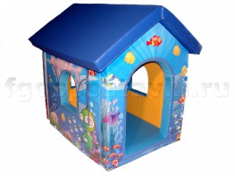 Домик игровой "Море" с рисунком (трансформируется в маты) - fgospostavki.ru - Апрелевка