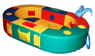 Манеж овальный 180х120х25 сантиметров - fgospostavki.ru - Апрелевка