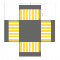Имитация четырехстороннего перекрестка 5,5*4,5 м - fgospostavki.ru - Апрелевка