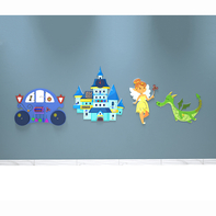 Комплект бизибордов «В сказочном королевстве» 4 в 1 - fgospostavki.ru - Апрелевка